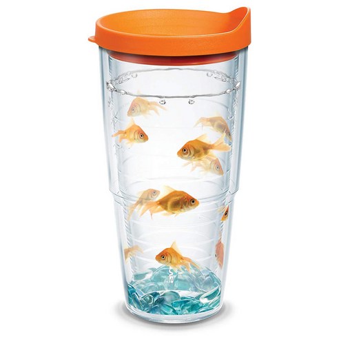 터비스 킵 드링크 핫 & 콜드 텀블러, Goldfish, 710ml