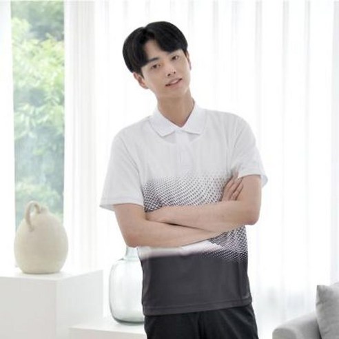 협력브랜드 (쿨론원단) 그라데이션 배색 카라티셔츠 5
