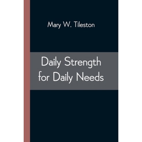 Daily Strength for Daily Needs Paperback, Alpha Edition, English, 9789354543876