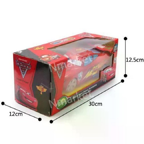 디즈니 원격 제어 자동차 픽사 3 전기 장난감 라이트닝 맥퀸 어린이 선물, Lightning McQueen