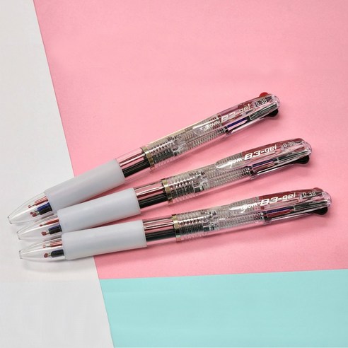 보야 0.38mm 삼색 3색 젤 잉크 중성 볼펜 (10개 Set), B3- Gel (10개입), 3색 볼펜