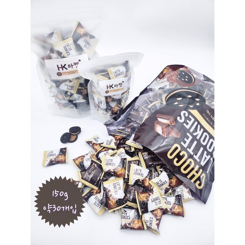 초코 라떼 쿠키, 3개, 150g