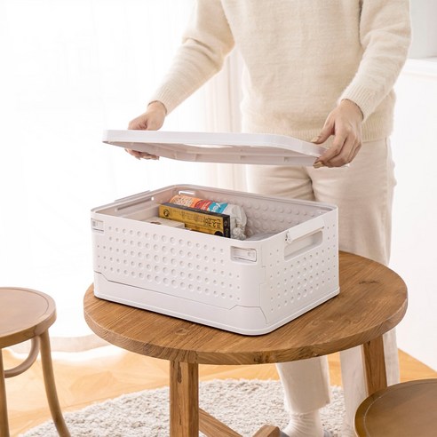 모노플랫 접이식 폴딩박스 36L 수납 리빙박스 대용량 펜트리 정리함, 본품