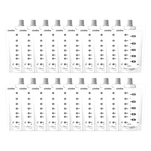 프리티팩_편리하고 위생적인 수유. 모유저장팩, 리필(20매), 1개, 20개입