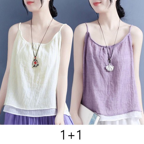 여름 옷 고민 끝! 끈 나시 하나로 시원하고 스타일리시하게!