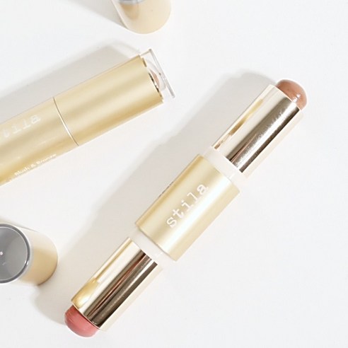 [본사정품]블러쉬 앤 브론즈 하이드로 블러 치크 듀오 9.46g (4종 택1) 치크 쉐딩 스틱 메이크업 윤기부여 쉐이딩 블렌딩 펄 스틱섀도우 쿨톤 웜톤 하이라이터 쉐이팅 쉬머 쉬어, 파파야탠, 1개