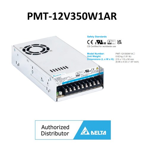 [DELTA] 델타 산업용 파워 SMPS 12V348W 파워서플라이 PMT-12V350W1AR / Panel Mount 12V29A 파워, 1개 델타파워