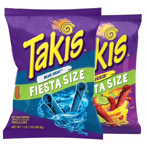 타키스 푸에고 또띠아칩 대용량 모음 Takis Fuego Tortilla Chips Party Size, 1개, 92g