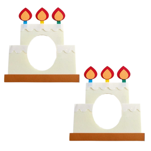 베르트폴 생일파티 가면세트, 케이크+케이크