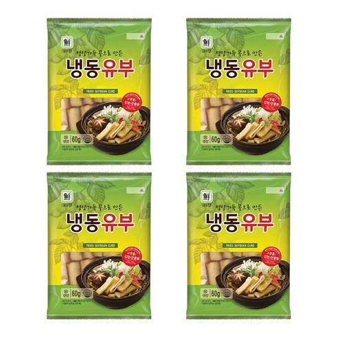 대림선 냉동유부, 5개, 60g