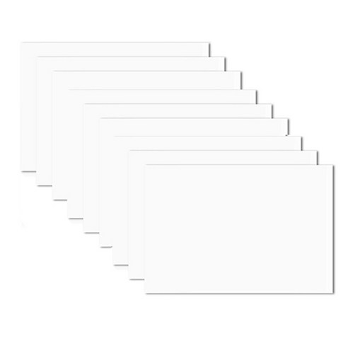 Xzante 9개 140X200Mm SLA/LCD FEP 필름 0.1Mm 두께 광자 수지 DLP 3D 프린터, 투명 색상