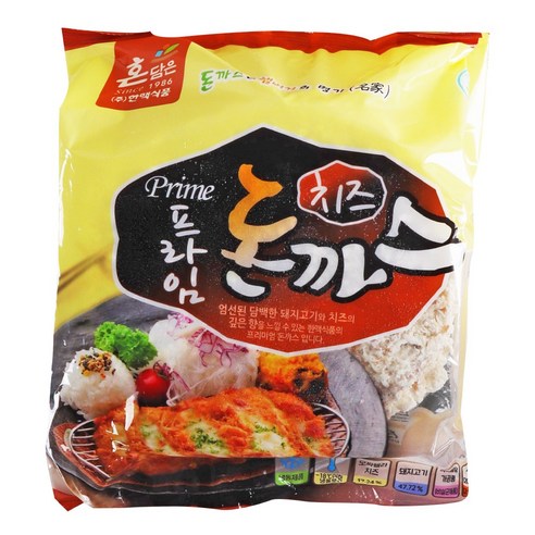 푸드올마켓_ 한맥 프라임치즈명가돈까스 1kg(200g x 5ea) /냉동