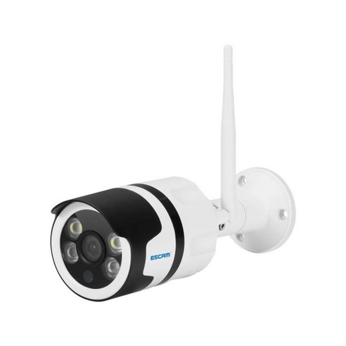 HD1080P 무선 Wifi IP 카메라 야외 방수 총알 카메라 EU 플러그, 설명, 화이트, 플라스틱