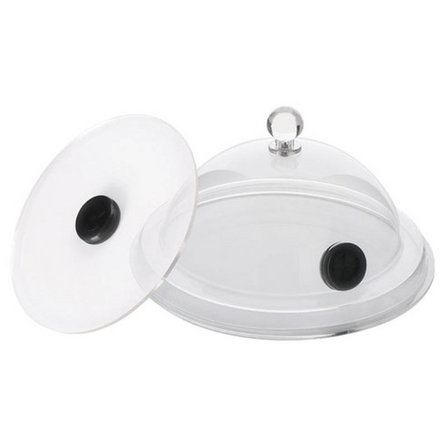 연기 주입기를 위한 2pack 휴대용 휴대용 흡연 돔 덮개 컵 덮개, 분명한, 아크릴