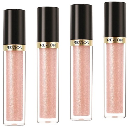 레브론 수퍼 러스트러스 립 글로스 3.8ml, Snow Pink, 4개