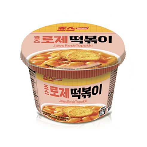 죠스로제 떡볶이 (컵), 16개, 143g