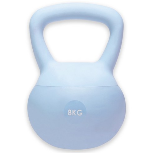 펠컨 무소음 소프트 케틀벨, 1개, 8kg, 블루