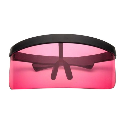대형 일체형 선글라스 남성과 여성의 고글 패션 선글라스 레트로 미러 하프 프레임 선글라스