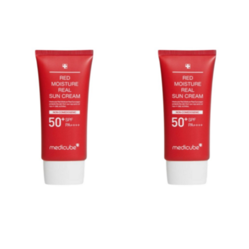메디큐브 레드 모이스처 리얼 선크림 50ml 2개
