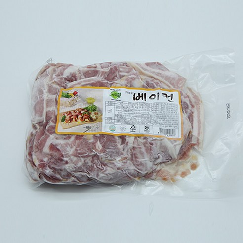 지키미 냉동 파지베이컨 1kg, 1kg, 1개