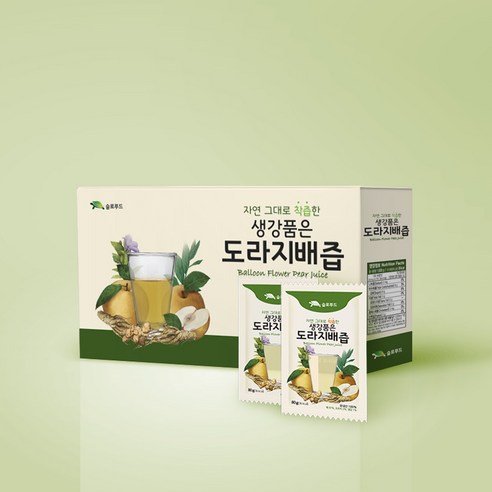 생강품은 도라지 배즙 80g 20포, 1600g, 1개