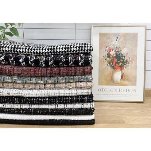 믹스 트위드 원단으로 나만의 특별한 작품을 만들다