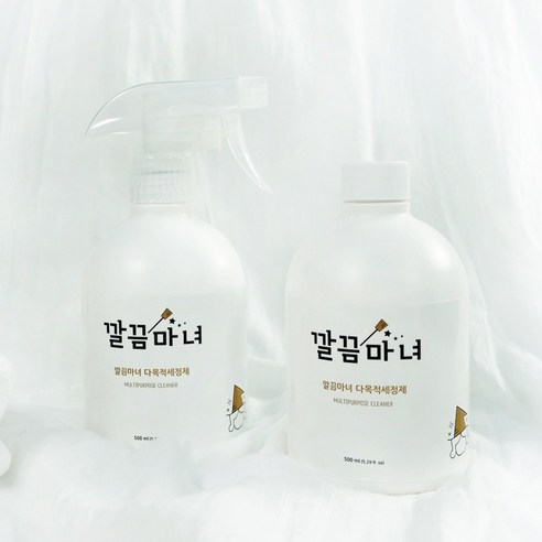 깔끔마녀 다용도 다목적 세정제 클리너 6종세트 (500ml 6개 분무기포함), 500ml