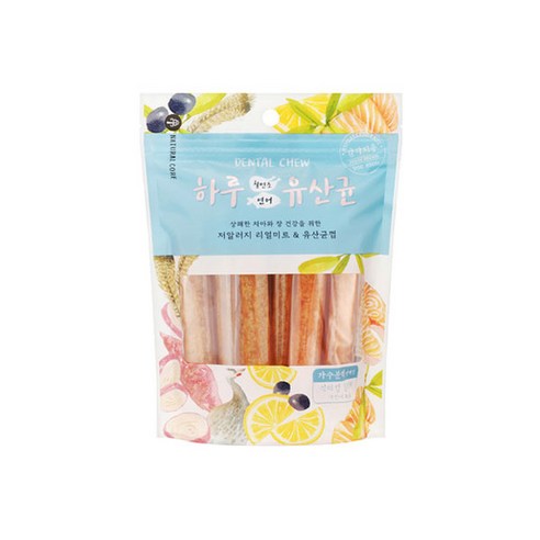 네츄럴코어 하루유산균 강아지간식 12p, 혼합맛(칠면조/연어), 72g, 5개
