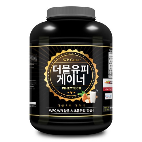 웨이테크 WP 게이너 단백질보충제 /복합형 벌크업 헬스보충제, 4kg, 2개