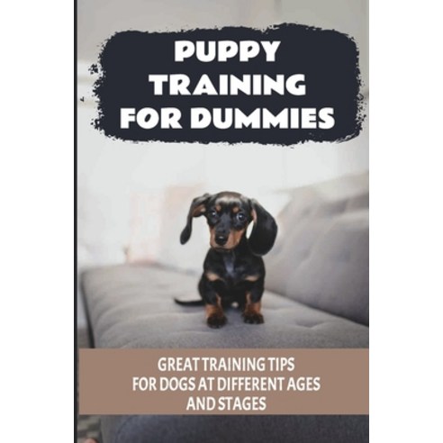 (영문도서) Puppy Training For Dummies: Great Training Tips For Dogs At Different Ages And Stages: Instru... Paperback, Independently Published, English, 9798451533727