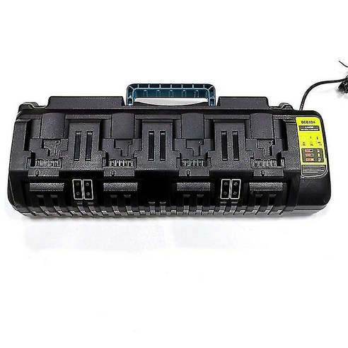 디월트 4구 멀티 충전기 포트 리튬배터리 10.8V-20V, 유로 8A