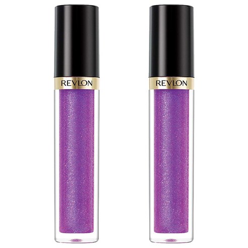 레브론 수퍼 러스트러스 립 글로스 3.8ml, Sugar Violet, 2개