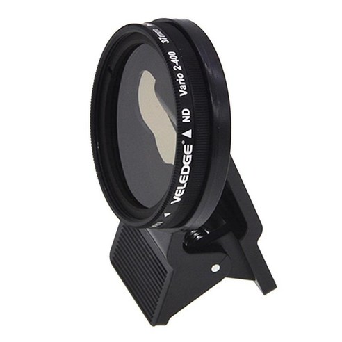 37mm ND 2-400 핸드폰 카메라 렌즈 필터 키트 조정 가능한 중립, 6x3.7x3.5CM, 블랙, 플라스틱