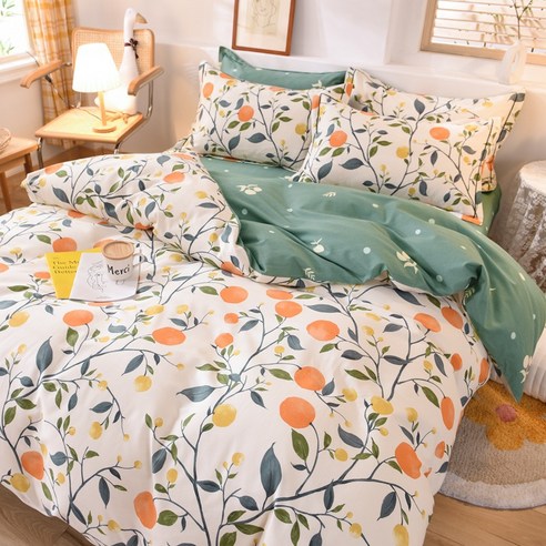 GoGold 침구 - 두 꺼 운 보온 순면 마모 침구 4 종 세트 1.2m / 1.5m / 1.8m, SKU-33