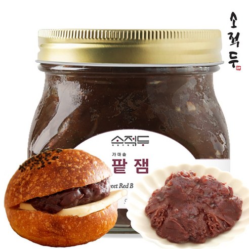 소적두 팥잼 국산팥 앙버터용 홈베이킹 재료, 1kg, 1개