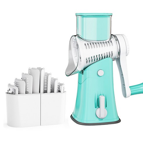 Manual Multifunctional Vegetable Cutter Slicer Fruit Potato Wavy Slices Carrot Grater Hand Roller Sh, 하나, 라이트 옐로우