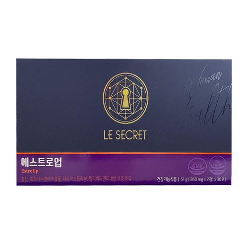 르시크릿 에스트로업, 60정, 1개