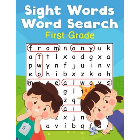 (영문도서) Sight Words Word Search First Grade: Brain Game High Frequency Words Activity Book 50 Puzzles... Paperback, Independently Published, English, 9798720337742