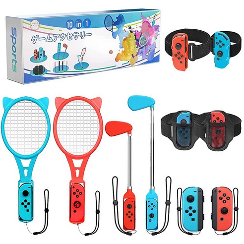 10 In 1 Switch Sports Accessories Bundle for Nintendo Switch Sports Game Compatible with Switch & S