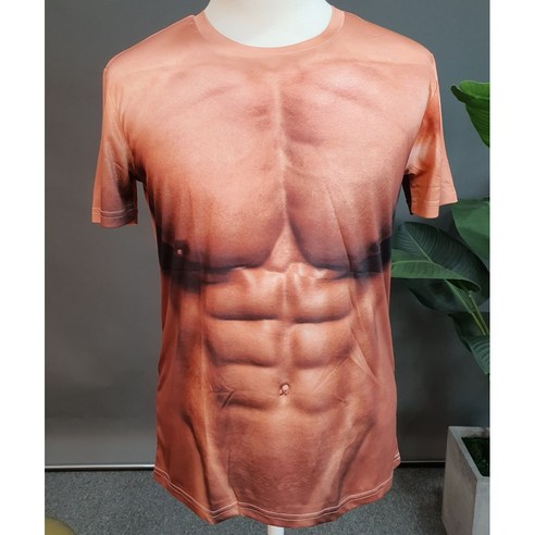 엘제이 연구소 몸짱 근육 티셔츠 재미있는 단체티