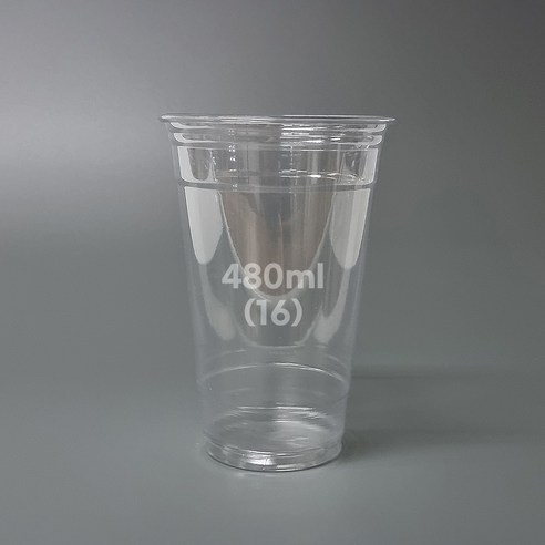 92파이 16온스 아이스 투명컵 / PET컵 1박스(1000개), 1세트, 480ml, 1000개