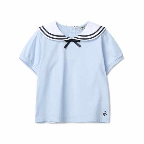 [레노마키즈] 23년 여름 대박 세일!! ** 빠른 배송 ** 시원한 편안한 트랜디한 초등 여아취향 마린 룩!! 마린 리본 티셔츠 R2322T161