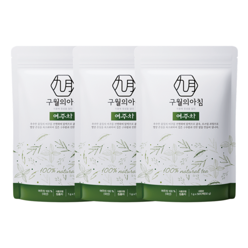 국산 쪄서볶은 여주차 삼각티백, 3개, 50개입, 1g