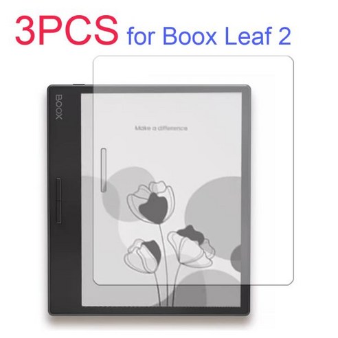 ONYX Boox leaf /Boox 2/Page 7.0 용 소프트 PET 스크린 보호대 7 인치 ereader 전자책 리더 보호 필름 3 개 오닉스리프2