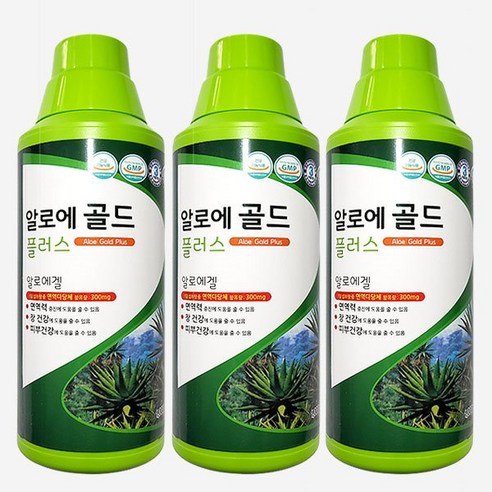 녹십초알로에 골드 플러스 알로에겔 1000gx3병 - 알로에정/알로에겔 | 쿠팡
