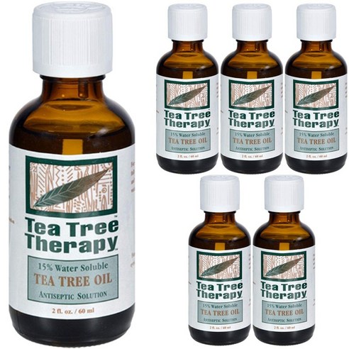 티트리테라피 15% 수용성 티 트리 오일, 60ml, 6개