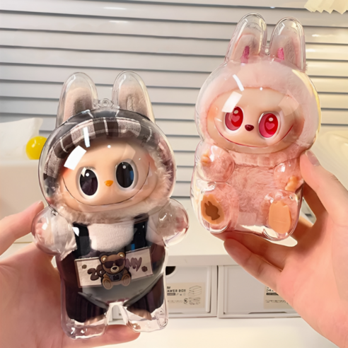 팝마트 라부부 전용 인형 케이스 커버 보관 보호 투명 1세대 2세대 3세대 호환, FREE 3세대, 1개