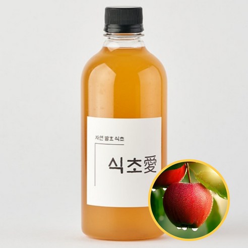 스윗쿡 천연 자연 발효 사과식초 100%, 500ml, 무첨가 천연발효식초