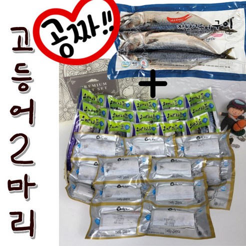 [해담]제주 수산세트1호(은갈치150g 4마리 + 제주고등어 10팩), 04.수산세트2호+가방포장, 1개