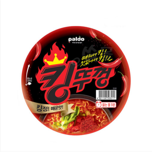 팔도 킹뚜껑 컵라면 110g, 5개